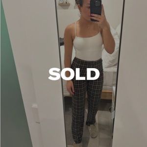New Brandy Melville Plaid Pants
